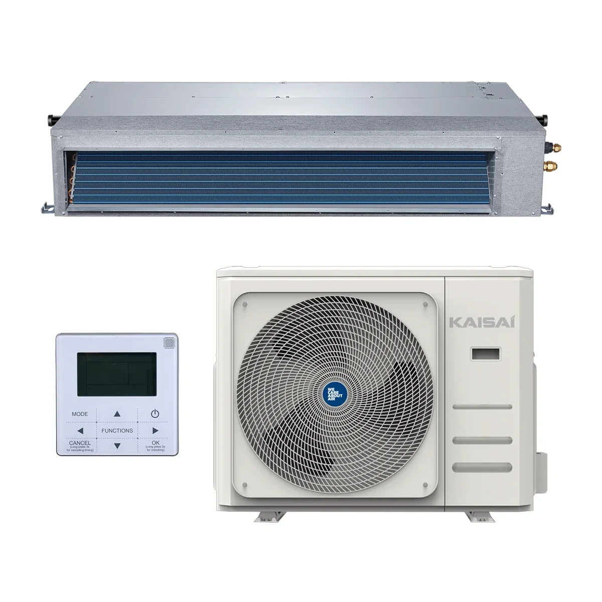 SET Klimatizácia kanálová KAISAI SLIM duct 15,2 kW – kompletný set 15,2 kW, energetická trieda A++ - foto 9