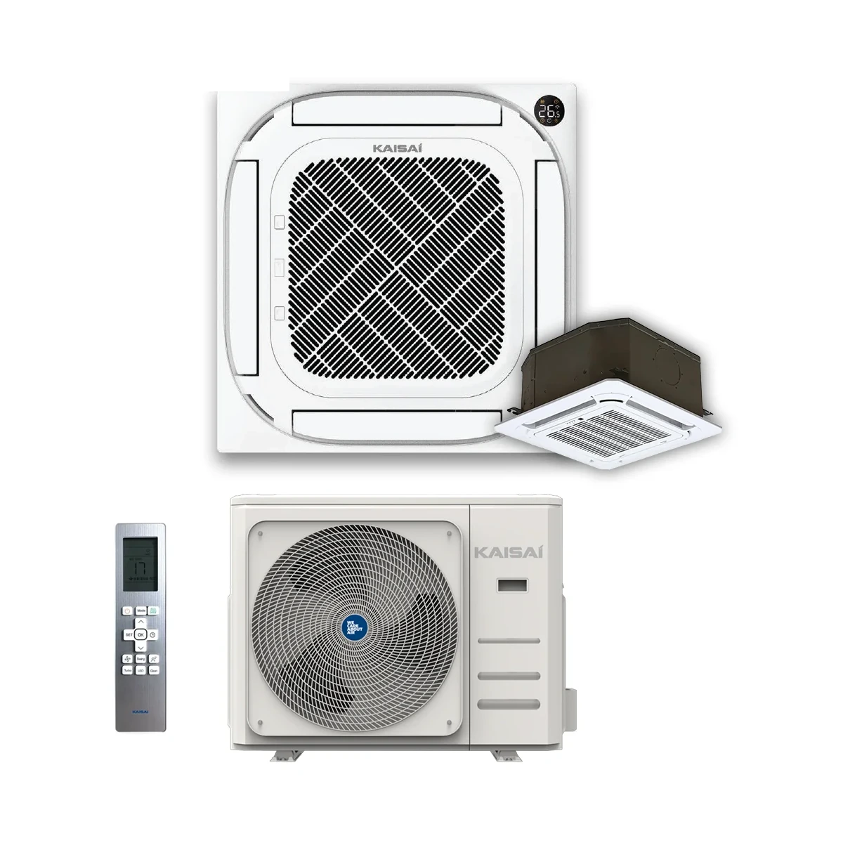 SET Klimatizácia kazetová stropná KAISAI Compact 3,5 kW – kompletný set 3,5 kW, energetická trieda A++ - foto 12