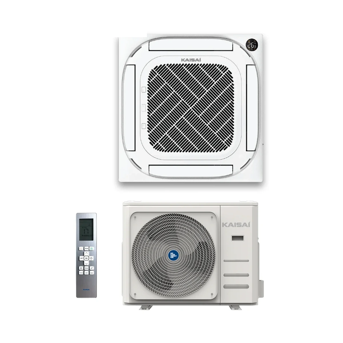 SET Klimatizácia kazetová stropná KAISAI Compact 3,5 kW – kompletný set 3,5 kW, energetická trieda A++ - foto 11