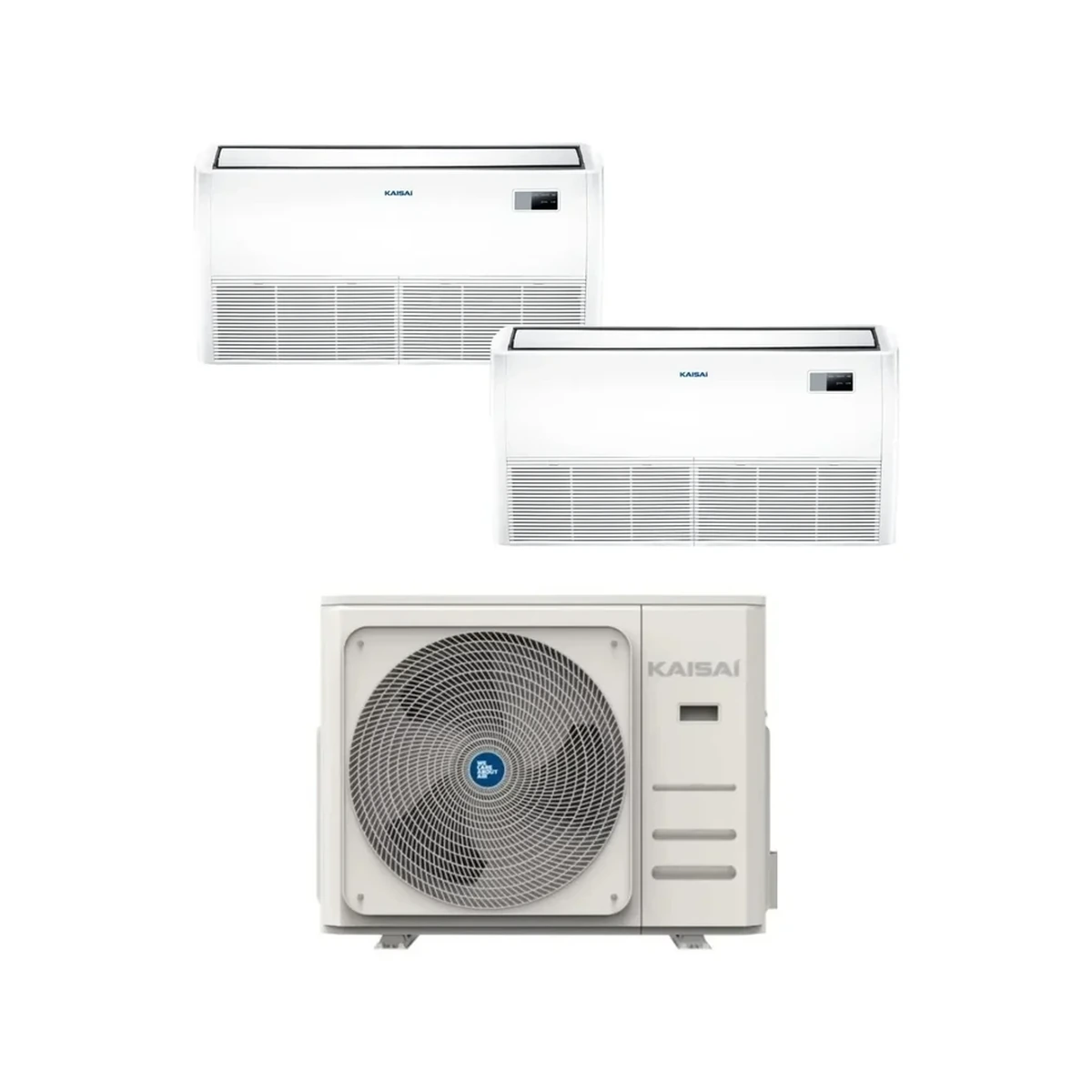 SET Klimatizácia parapetná KAISAI 2 × KUE-18HRG32X KOD30U-36HFJ32X 10,6KW Twin